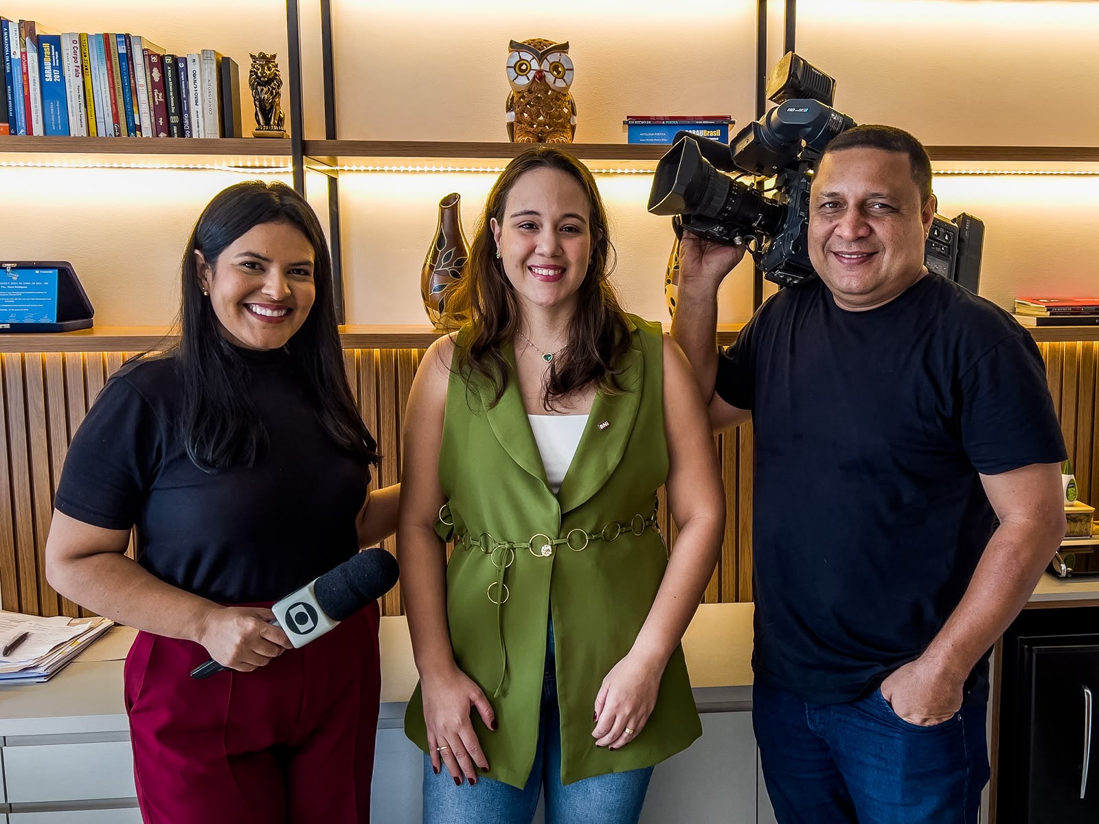 Entrevista para a TV